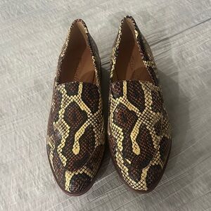Madewell Snakeskin Patterned Loafers